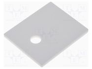 Heat transfer pad: ceramic; TO218,TO247; L: 21mm; W: 25mm; 25W/mK 