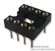 SOCKET IC, SOLDERLESS, 8WAY