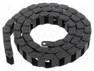 Cable chain; 05; Bend.rad: 38mm; L: 1000mm; non-openable frames IGUS