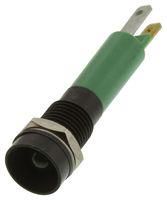 LED INDICATOR, 12V, GREEN