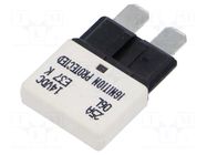 Fuse: thermal; 25A; 14VDC; automotive; 20.5mm; E37 GLOSO