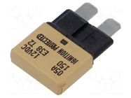 Fuse: thermal; 5A; 12VDC; automotive; 20.5mm; E38 GLOSO