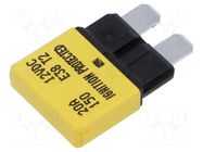 Fuse: thermal; 20A; 12VDC; automotive; 20.5mm; E38 GLOSO