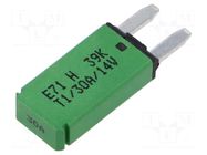 Fuse: thermal; 30A; 14VDC; automotive; 12.45mm; E71 GLOSO