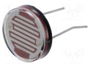 Photoresistor; 500mW; 2÷5kΩ; 560nm; THT; 500VDC; ØLED: 20mm Token