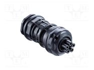 Connector: AC supply; soldering; female; 30A; for cable; IP68 AMPHENOL LTW