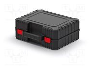 Case; Kind of container: tool case; black; polymer; HEAVY; 10kg KISTENBERG