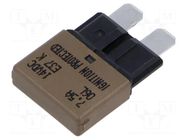 Fuse: thermal; 7.5A; 14VDC; automotive; 20.5mm; E37 GLOSO