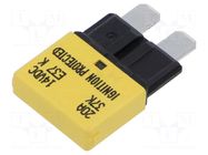 Fuse: thermal; 20A; 14VDC; automotive; 20.5mm; E37 GLOSO