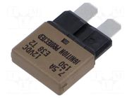 Fuse: thermal; 7.5A; 12VDC; automotive; 20.5mm; E38 GLOSO
