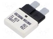 Fuse: thermal; 25A; 12VDC; automotive; 20.5mm; E38 GLOSO