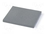 Foam insert; grey; 305x285x20mm KISTENBERG