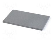 Foam insert; grey; 475x285x20mm KISTENBERG