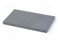 Foam insert; grey; 475x285x30mm KISTENBERG