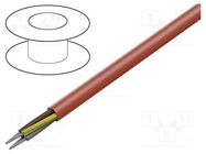 Wire; SiHF-J; 5G0.75mm2; Cu; stranded; silicone; red; -60÷180°C TKD