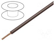 Wire; BETAtherm® 155; 1x0.25mm2; stranded; Cu; brown; -55÷155°C SYNFLEX