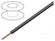 Wire; SiF; 1x0.25mm2; stranded; Cu; silicone; black; -50÷180°C SYNFLEX