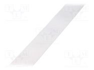 Heat shrink markers; 26m; white; thin walled; Temp: -55÷135°C 