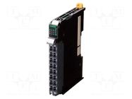 Module: in/out extension; 0÷55°C; IP20; NX; for DIN rail mounting OMRON