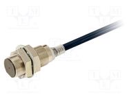 Sensor: inductive; OUT: PNP / NO; 0÷12mm; 10÷30VDC; M18; IP67; 100mA OMRON