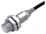 Sensor: inductive; OUT: PNP / NO; 0÷4mm; 10÷30VDC; M12; 2m; IP67 OMRON