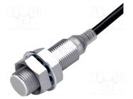 Sensor: inductive; OUT: PNP / NO; 0÷6mm; 10÷30VDC; M12; IP67; 100mA OMRON