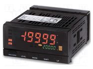 Meter; frequency; 24VAC; 24VDC; on panel; K3HB-R; IP66; Display: LCD OMRON