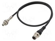 Sensor: inductive; OUT: PNP / NO; 0÷1.2mm; 10÷30VDC; M5; 0.3m; IP67 OMRON