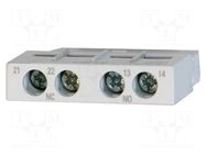 Auxiliary contacts; Contacts: NC + NO OMRON