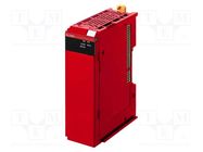 Module: safety; for DIN rail mounting; NX; 0÷55°C; IP20; 2MB OMRON