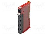 Module: safety; 24VDC; for DIN rail mounting; NX; 0÷55°C; IP20 OMRON