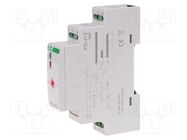 Timer; 1÷15min; NO / NC; 10A; 24VAC; 24VDC; for DIN rail mounting F&F