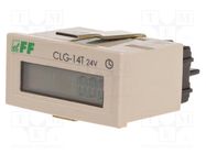 Counter: electronical; working time; LCD; Range: 0÷999999,59h F&F