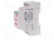 Timer; 0,1s÷24days; DPDT; 250VAC/10A; Usup: 24VAC; 24VDC; PCU; PIN: 8 F&F