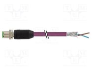 Connecting cable; male; 7000; IP67; 60VAC; 60VDC; 4A; 10m; PIN: 2 MURR ELEKTRONIK