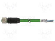 Connecting cable; female; 7000; IP67; 50VAC; 50VDC; 0.5A; 1.5m; plug MURR ELEKTRONIK