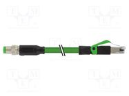 Connecting cable; 7000; IP20,IP67; 50VAC; 60VDC; 4A; 3m; PIN: 4 MURR ELEKTRONIK