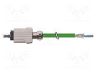 Connecting cable; male,RJ45; 7000; IP65; 60VDC; 1.76A; 1.5m; PIN: 4 MURR ELEKTRONIK