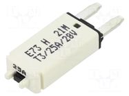 Fuse: thermal; 25A; 28VDC; automotive; 12.45mm; E73 GLOSO