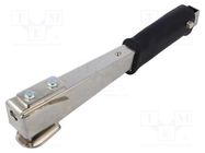 Stapler; recoilless,adjusting of punching force; Mat: steel RAPID