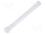 Fiber for LED; round; Ø2.2mm; Front: convex; straight; IP68 MENTOR