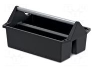 Cargo tool tray; polymer; Holder material: aluminium; CARGO KISTENBERG