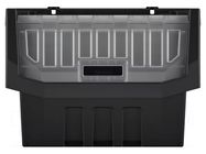 Container: cuvette; black; Cover colour: transparent; with a lock KISTENBERG