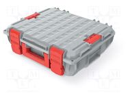 Case; tool case; grey; polymer; C BLOCK PRO; 450x380x135mm; 25kg KISTENBERG