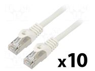 Patch cord; RJ45 plug,both sides; F/UTP; 6; stranded; CCA; PVC LANBERG