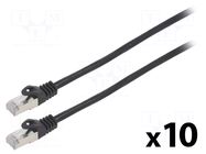 Patch cord; F/UTP; Cat: 6; RJ45 plug,both sides; stranded; CCA; 5m LANBERG