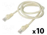 Patch cord; RJ45 plug,both sides; U/UTP; 6; stranded; CCA; PVC LANBERG