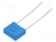 Capacitor: polyester; 100nF; 63VAC; 100VDC; 5mm; ±10%; -55÷125°C EPCOS