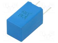 Capacitor: polyester; 2.2uF; 40VAC; 63VDC; 5mm; ±5%; 7.8x13x7.8mm EPCOS