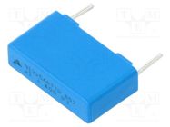 Capacitor: polypropylene; 100nF; 5x10.5x18mm; THT; ±5%; 15mm EPCOS